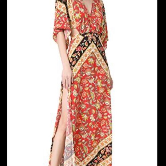 SPELL Lolita Cutout Maxi Dress in Campfire XS - Picture 13 of 14